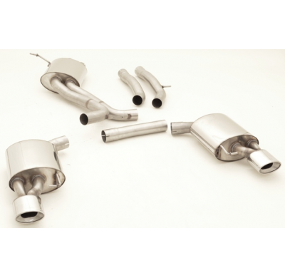 Sistema De Catback De 70 Mm W. Tubo De Escape Izquierdo Y Derecho Friedrich Audi S5 B8 Sportback Quattro  Desde Año: 2009  3.0l