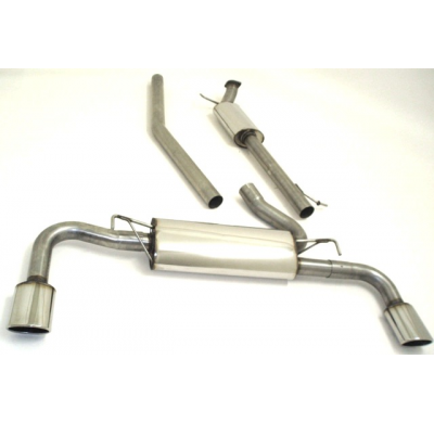 Catback-System De 70 Mm Con Salida De Escape Izquierdo Y Derecho Friedrich Opel Mokka 2wd & Awd  Desde Año: 2012  1.4l Turbo 103