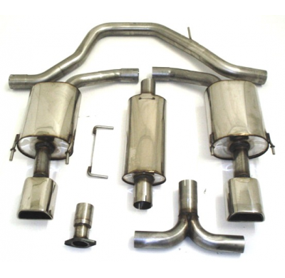 Catback-System De 70 Mm Con Salida De Escape Izquierdo Y Derecho Friedrich Opel Insignia Sports Tourer  Desde Año: 03/2009 2wd