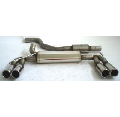 Catback-System De 70 Mm Con Salida De Escape Izquierdo Y Derecho Friedrich Opel Corsa D Opc  Desde Año: 2007  1.6l Turbo 141kw