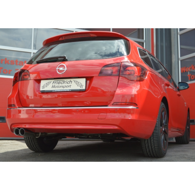 Sistema De Catback De 70 Mm Friedrich Opel Astra J Sportstourer  Desde Año: 2010  1.4l Turbo 88/103kw / 1.6l Sidi Turbo 125kw /