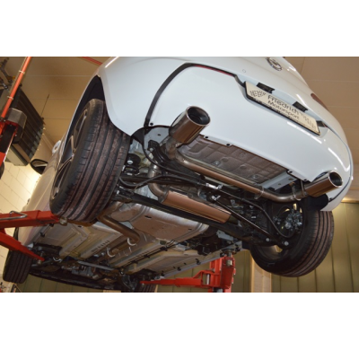 Catback-System De 70 Mm Con Salida De Escape Izquierdo Y Derecho Friedrich Opel Astra J Gtc 3 Puertas  Desde Año: 2011  1.4l Tur