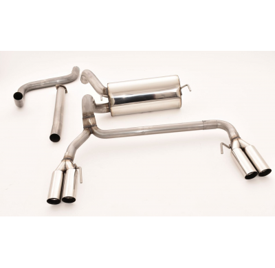 Catback-System De 70 Mm Con Salida De Escape Izquierdo Y Derecho Friedrich Opel Zafira Tourer  Desde Año: 01/2012  1.6l Sidi Tur