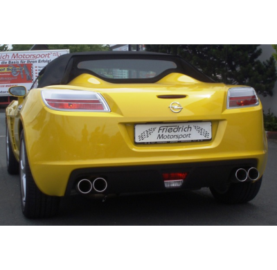 Catback-System De 70 Mm Con Salida De Escape Izquierdo Y Derecho Friedrich Opel Gt  Desde Año: 2007  2.0l Turbo 194kw