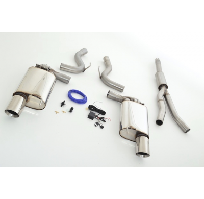 Sistema De Catback De 70 Mm Con Salida De Escape Izquierdo Y Derecho Con Control De Solapa Friedrich Ford Mustang Vi Coupe  Desd