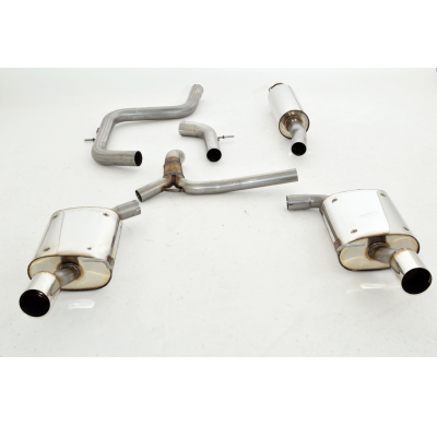 Catback-System De 70 Mm Con Salida De Escape Izquierdo Y Derecho Friedrich Ford Mondeo (Ba7)  Año: 03/2007-11/2010 Sedan / Hatch