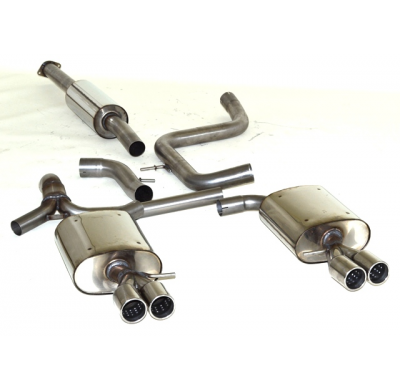 Catback-System De 70 Mm Con Salida De Escape Izquierdo Y Derecho Friedrich Ford S-Max  Desde Año: 05/2010  2.0l Ecoboost 149/176