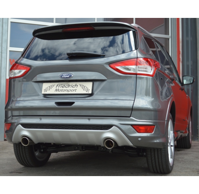 Catback-System De 70 Mm Con Salida De Escape Izquierdo Y Derecho Friedrich Ford Kuga Ii  Año: 2013-06/2018 2wd & Awd  1.5l Ecobo