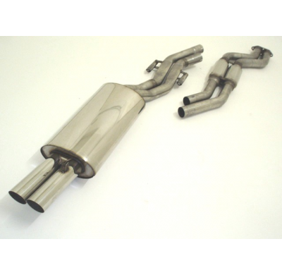 Sistema De Escape ø 2x70mm Con Catalizador Deportivo De 200 Celdas Friedrich Bmw 3er E30 M3  Año: 87-90 Sedan  2.3l 16v 143/147/