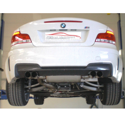2x63,5 Mm Catback-System Con Tubo De Escape L. & R. Con Catalizadores Deportivos De 200 Celdas Friedrich Bmw 1er M-Coupe E82  De