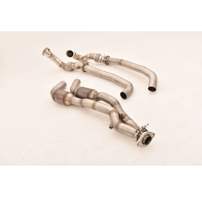Downpipe De 2x70 Mm Con Catalizador De 200 Celdas Friedrich Bmw 1er M-Coupe E82  Desde Año: 2011  3.0l Bi-Turbo 250kw