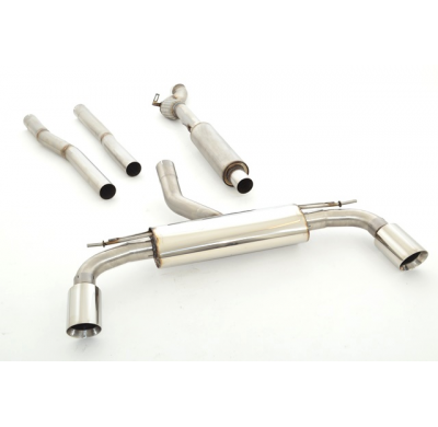 Catback-System De 70 Mm Con Salida De Escape Izquierdo Y Derecho Friedrich Mini R60 Countryman Jcw  Año: 07/2012-02/2017  1.6l T