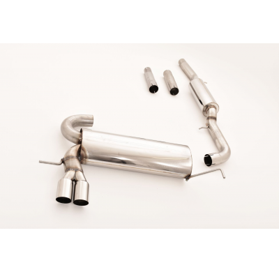 Sistema De Catback De 70 Mm Friedrich Vw Golf Iv  Año: 98-2003 4motion  1.8l 92kw / 1.9l Tdi 66/74/85/96/110kw / 2.0l 85kw / 2.3