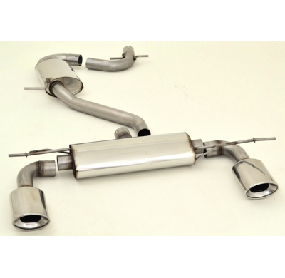 Catback-System De 70 Mm Con Salida De Escape Izquierdo Y Derecho Friedrich Vw Golf Vi Plus  Desde Año: 2009 2wd  1.2l Tsi 63/77k