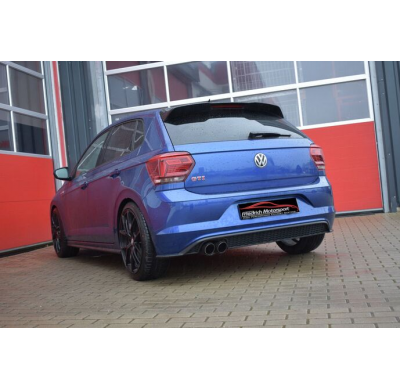 Sistema De Catback De 70 Mm Friedrich Vw Polo Aw Gti  Año: 12/2017-08/2018 Hatchback  2.0l Tsi 147kw  Sin Filtro Particulas