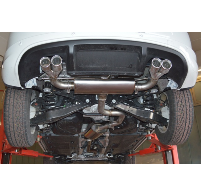 Catback-System De 70 Mm Con Salida De Escape Izquierdo Y Derecho Friedrich Vw Tiguan 4motion  Año: 2007-01/2016  1.4l Tsi 90/110