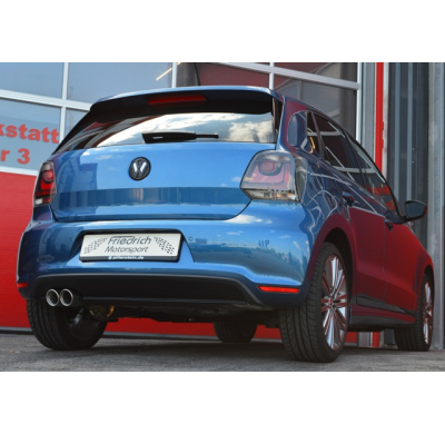 Sistema De Catback De 70 Mm Friedrich Vw Polo 6r Gt / Gti  Año: 05/2010-03/2014 Hatchback  1.4l Tsi 103/132kw