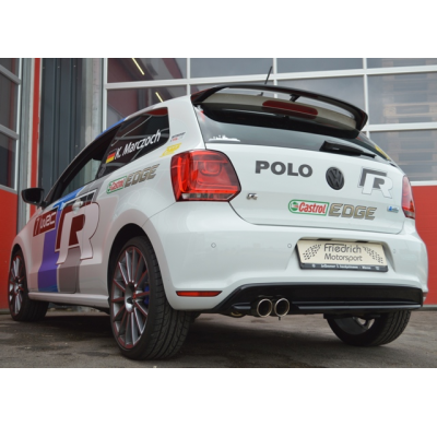 Sistema De Catback De 70 Mm Friedrich Vw Polo 6r Wrc  Año: 09/2013-03/2014 Hatchback  2.0l Tsi 162kw