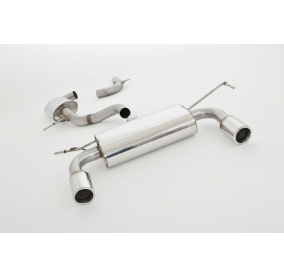 Catback-System De 70 Mm Con Salida De Escape Izquierdo Y Derecho Friedrich Vw Golf Vi Cabrio  Desde Año: 06/2011 2wd  1.2l Tsi 6