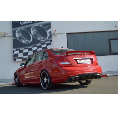 2x70 Mm Catback-System W. Tubo De Escape Izquierdo Y Derecho Friedrich Mercedes S/W204 C63 Amg Sedan / T-Modell  6.2l V8 336/358