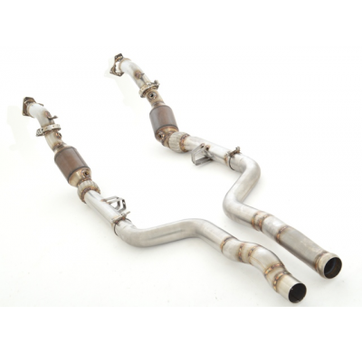2x 70 Mm Downpipe Con Catalizador Deportivo Hjs De 200 Celdas Friedrich Mercedes C/X218 Cls63 Amg Coupe & Shooting Brake 2wd (No