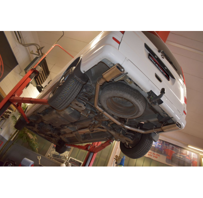 Catback-System De 70 Mm Con Salida De Escape Izquierdo Y Derecho Friedrich Mercedes V/W639/2 Vito  Año: 2010-2014 2wd/Long Wheel