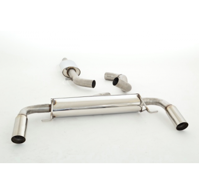 Catback-System De 70 Mm Con Salida De Escape Izquierdo Y Derecho Friedrich Renault Clio Iii Rs  Año: 2006-04/2009 Hatchback  2.0