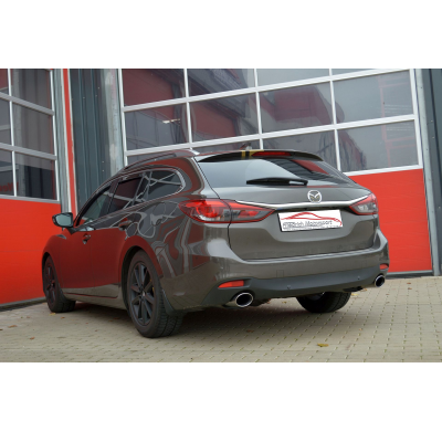 Catback-System De 70 Mm Con Salida De Escape Izquierdo Y Derecho Friedrich Mazda 6 (Gj/Gh) Kombi  Desde Año: 08/2012  2.0l Skyac