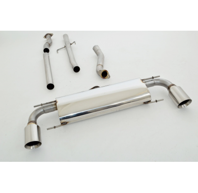 Catback-System De 70 Mm Con Salida De Escape Izquierdo Y Derecho Friedrich Mazda Cx-5 (Ke) Awd  Año: 08/2011-03/2017  2.2l Skyac