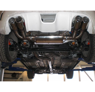 Catback-System De 70 Mm Con Salida De Escape Izquierdo Y Derecho Friedrich Fiat 500 Abarth  Desde Año: 2008  1.4l 16v T-Jet 99kw