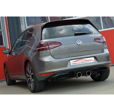 Sistema De Tubo De Escape Para El Lado Izquierdo Y Derecho Friedrich Vw Golf Vii Gtd  Año: 2013-02/2017 2wd  2.0l Tdi 135kw Con