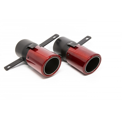 Tubos De Escape De Carbono De 90 Mm Para Atornillar Friedrich Mercedes W177 A-Klasse  Desde Año: 12/2018 A35 Amg 4matic 225kw