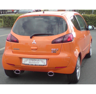 Escape Trasero Con Salida De Escape Izquierdo Y Derecho Friedrich Mitsubishi Colt Cz3 Z30 3-Puertas  Desde Año: 2005  1.1l 55kw