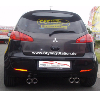 Escape Trasero Con Salida De Escape Izquierdo Y Derecho Friedrich Mitsubishi Colt Cz3 Z30 3-Puertas  Desde Año: 2005  1.1l 55kw