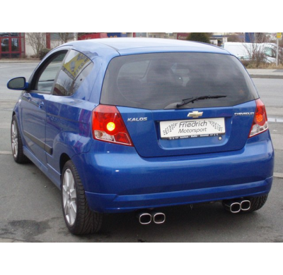 Escape Trasero Con Salida De Escape Izquierdo Y Derecho Friedrich Chevrolet Kalos  Desde Año: 2005  1.2l 53kw / 1.4l 16v 61/69kw