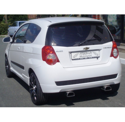 Escape Trasero Con Salida De Escape Izquierdo Y Derecho Friedrich Chevrolet Aveo T250 3/5-Puertas  Año: 2008-2011  1.2l 62kw / 1