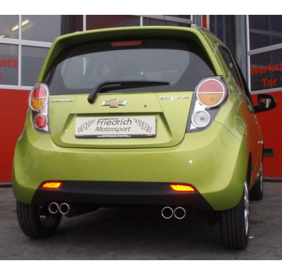 Escape Trasero Con Salida De Escape Izquierdo Y Derecho Friedrich Chevrolet Spark Ls / Ls+  Año: 2010-09/2012  1.0l 50kw / 1.2l