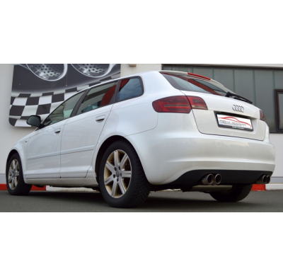 Escape Trasero Con Salida De Escape Izquierdo Y Derecho Friedrich Audi A3 8p Sportback 2wd  Desde Año: 2004  1.2l Tfsi 77kw / 1.