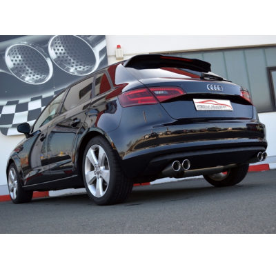 Escape Trasero Con Salida De Escape Izquierdo Y Derecho Friedrich Audi A3 8v Sportback 2wd  Desde Año: 08/2012  1.8l Tfsi 132kw