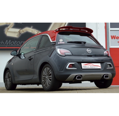 Escape Trasero Con Salida De Escape Izquierdo Y Derecho Friedrich Opel Adam S / Rocks S  Año: 11/2014-06/2018  1.4l Turbo 110kw