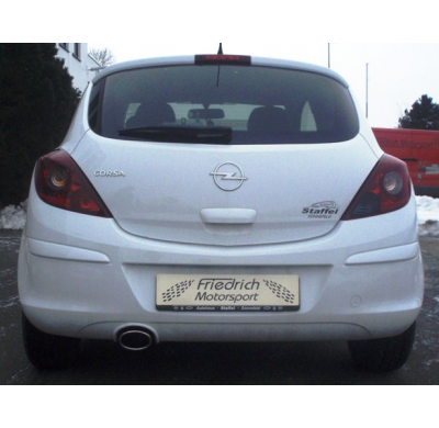 Escape Trasero Friedrich Opel Corsa D  Desde Año: 2006  1.0l 12v 44kw / 1.2l 16v 51/59/63kw / 1.3l Cdti 55/66/70kw / 1.4l 16v 64