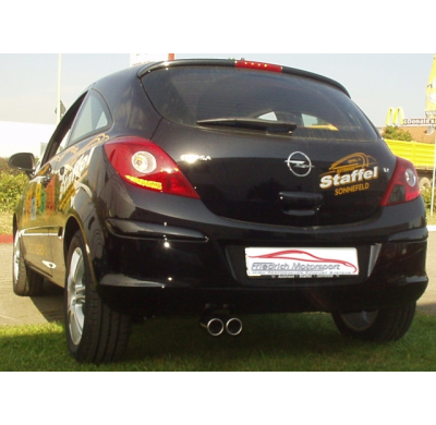 Escape Trasero Friedrich Opel Corsa D  Desde Año: 2006  1.0l 12v 44kw / 1.2l 16v 51/59/63kw / 1.3l Cdti 55/66/70kw / 1.4l 16v 64