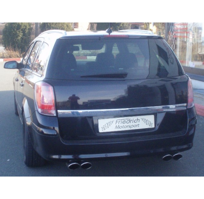 Escape Trasero Con Salida De Escape Izquierdo Y Derecho Friedrich Opel Astra H Caravan  Desde Año: 2003  1.6l Turbo 132kw / 2.0l