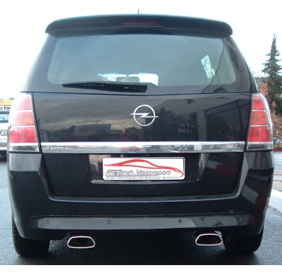 Escape Trasero Con Salida De Escape Izquierdo Y Derecho Friedrich Opel Zafira B  Desde Año: 2005  1.6l 16v 77/85kw / 1.7l Cdti 8