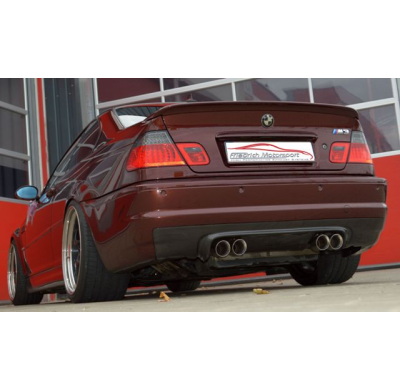Escape Trasero Con Salida De Escape Izquierdo Y Derecho (Versión De Carrera) Friedrich Bmw 3er E46 M3/Csl  Año: 2001-2006  3.2l