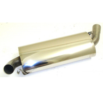 Silenciador Medio Hueco De 63,5 Mm Friedrich Audi 80/90 Typ 89 2wd  Año: 87-91 (Incluido Cabrio Bis  Año: 2000)  1.8l 55/66/81/8