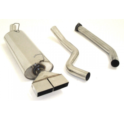 Sistema De Catback Racing De 63,5 Mm Friedrich Opel Vectra a  Año: 93-95 Sedan  2.5l V6 125kw