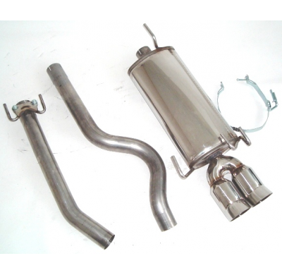 Sistema De Catback Racing De 63,5 Mm Friedrich Opel Astra F  Año: 91-98 Cc/Hatchback  1.4l 44/60kw / 1.4l 16v 66kw / 1.6l 52/55/