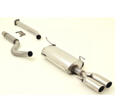 Sistema De Catback Racing De 63,5 Mm Friedrich Opel Astra F  Año: 91-98 Cabrio  1.4l 60kw / 1.6l 52/55kw / 1.8l 16v 85kw / 2.0 8
