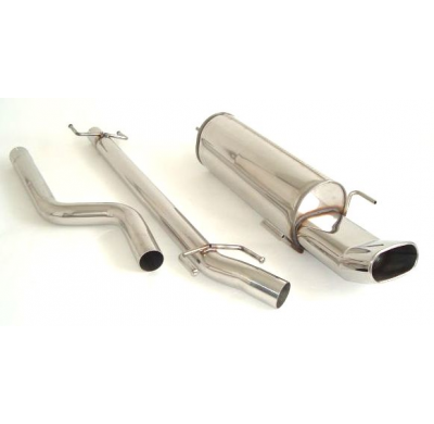 Sistema De Catback Racing De 63,5 Mm Friedrich Opel Astra G  Año: 98-2004 Caravan  2.0l 16v Turbo 147kw Opc
